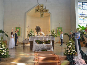 Feier der 1. Heiligen Kommunion in Sankt Maria 